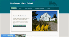 Desktop Screenshot of monheganschool.org